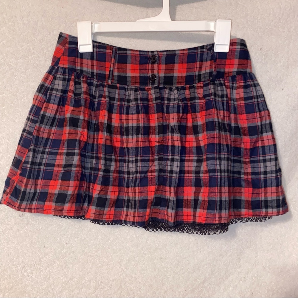 Wet Seal Plaid Skirt